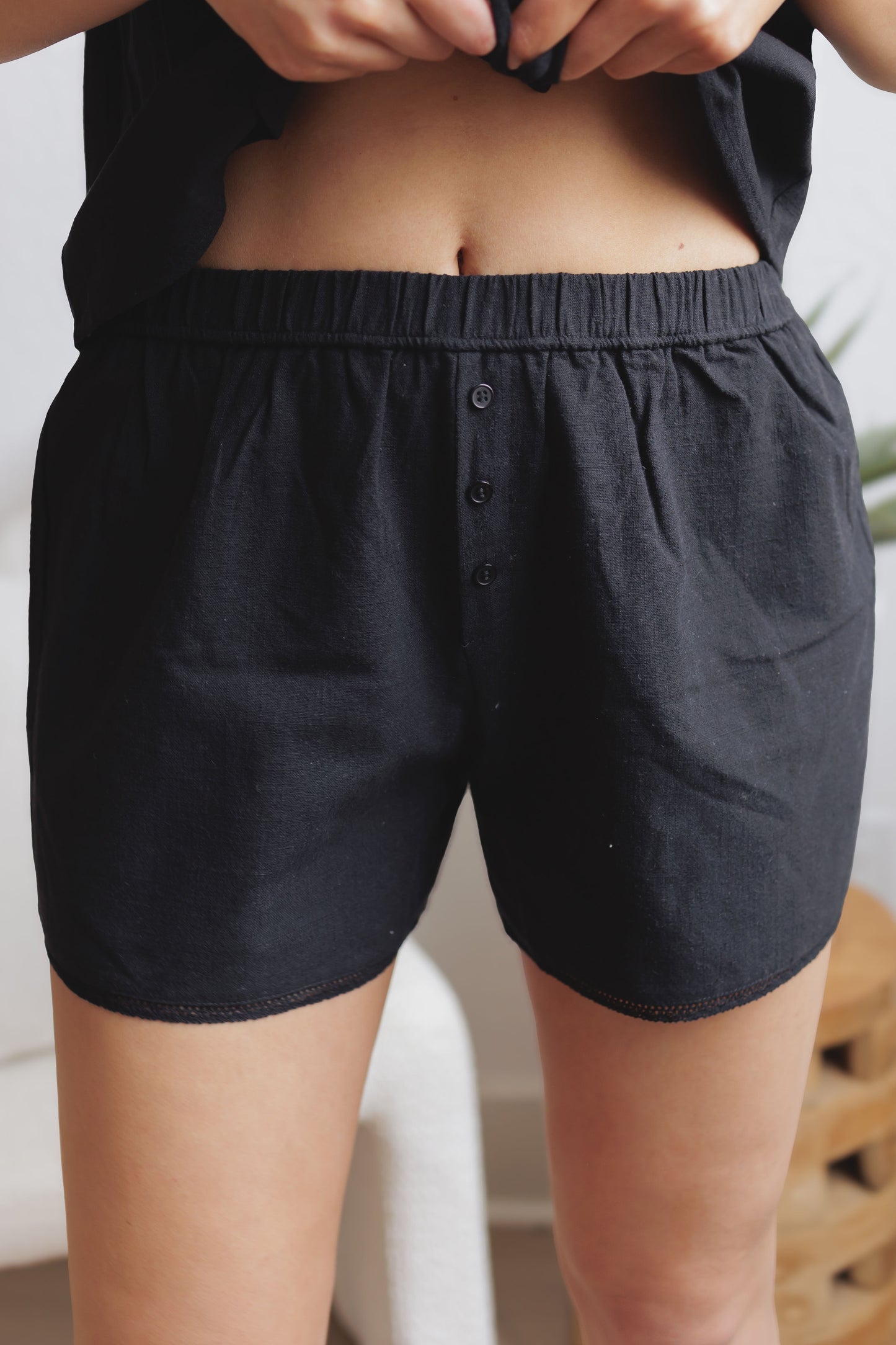 Good Mood Boxer Shorts-Black