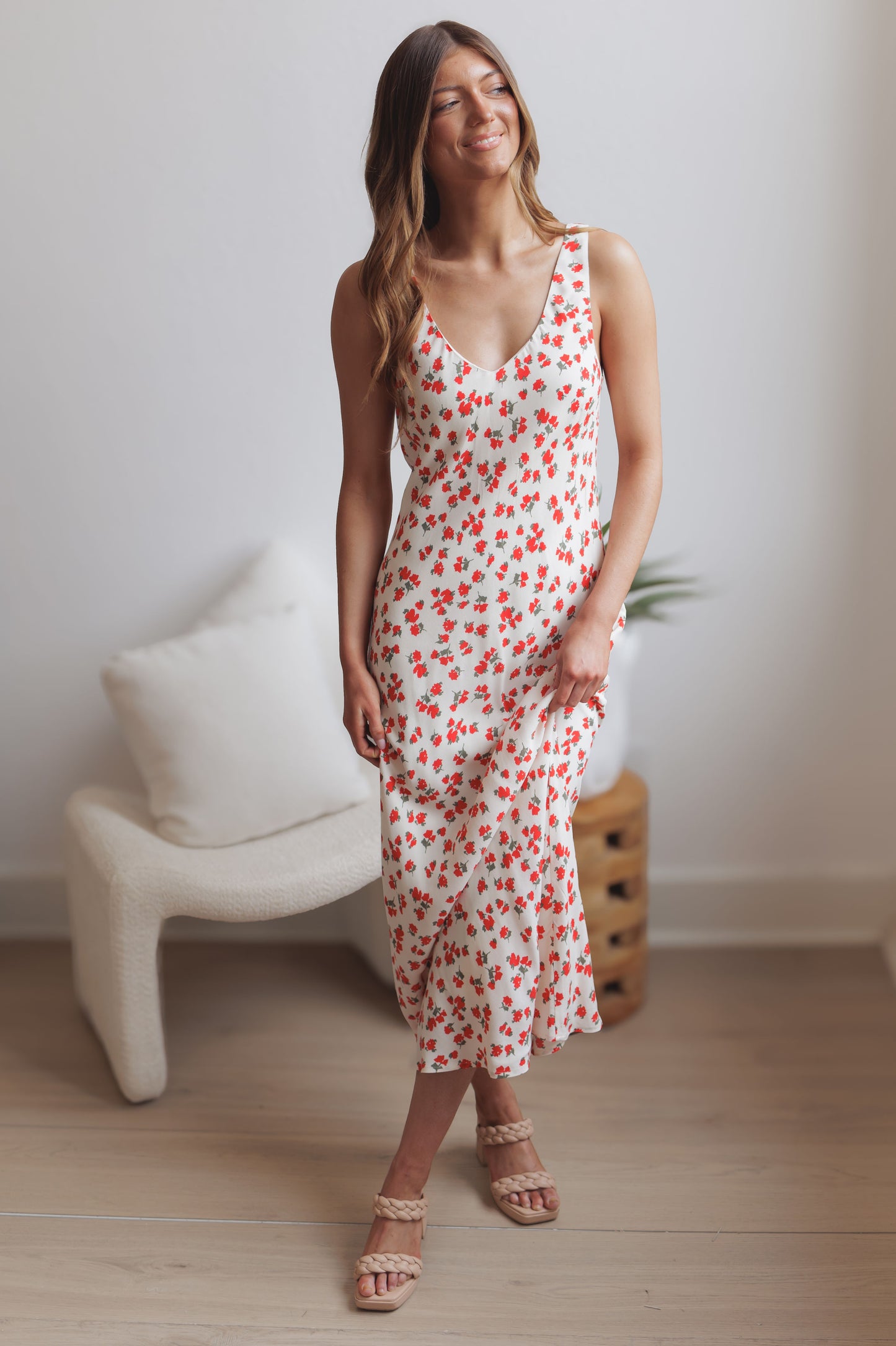 Z SUPPLY: Hana La Rosa Maxi Dress-Sea Salt