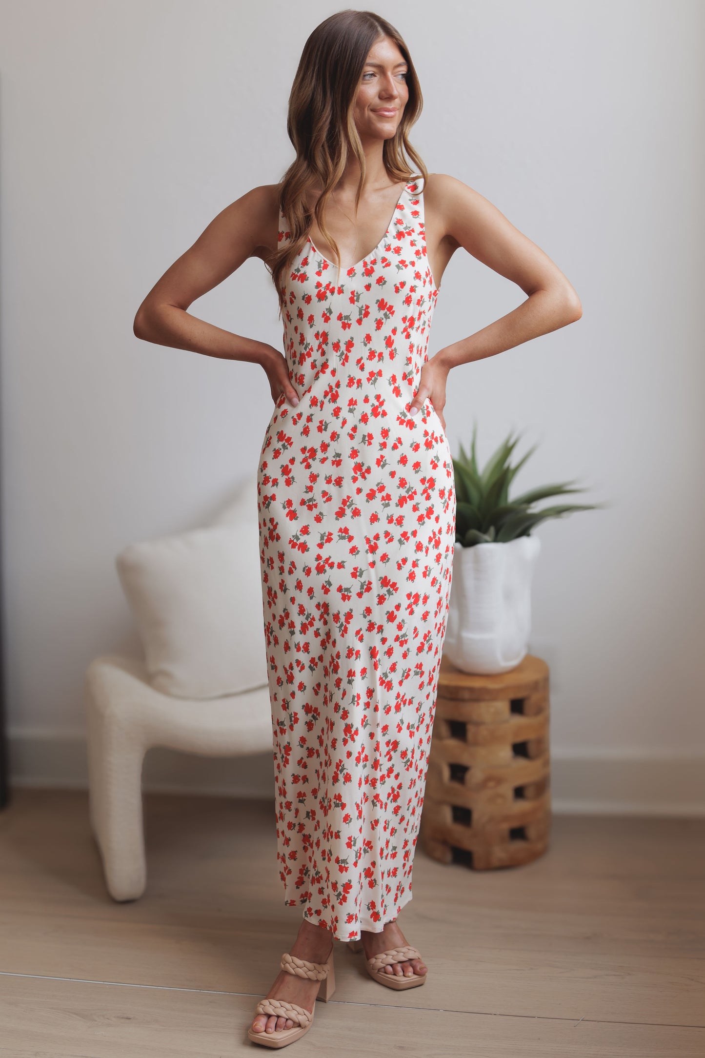 Z SUPPLY: Hana La Rosa Maxi Dress-Sea Salt