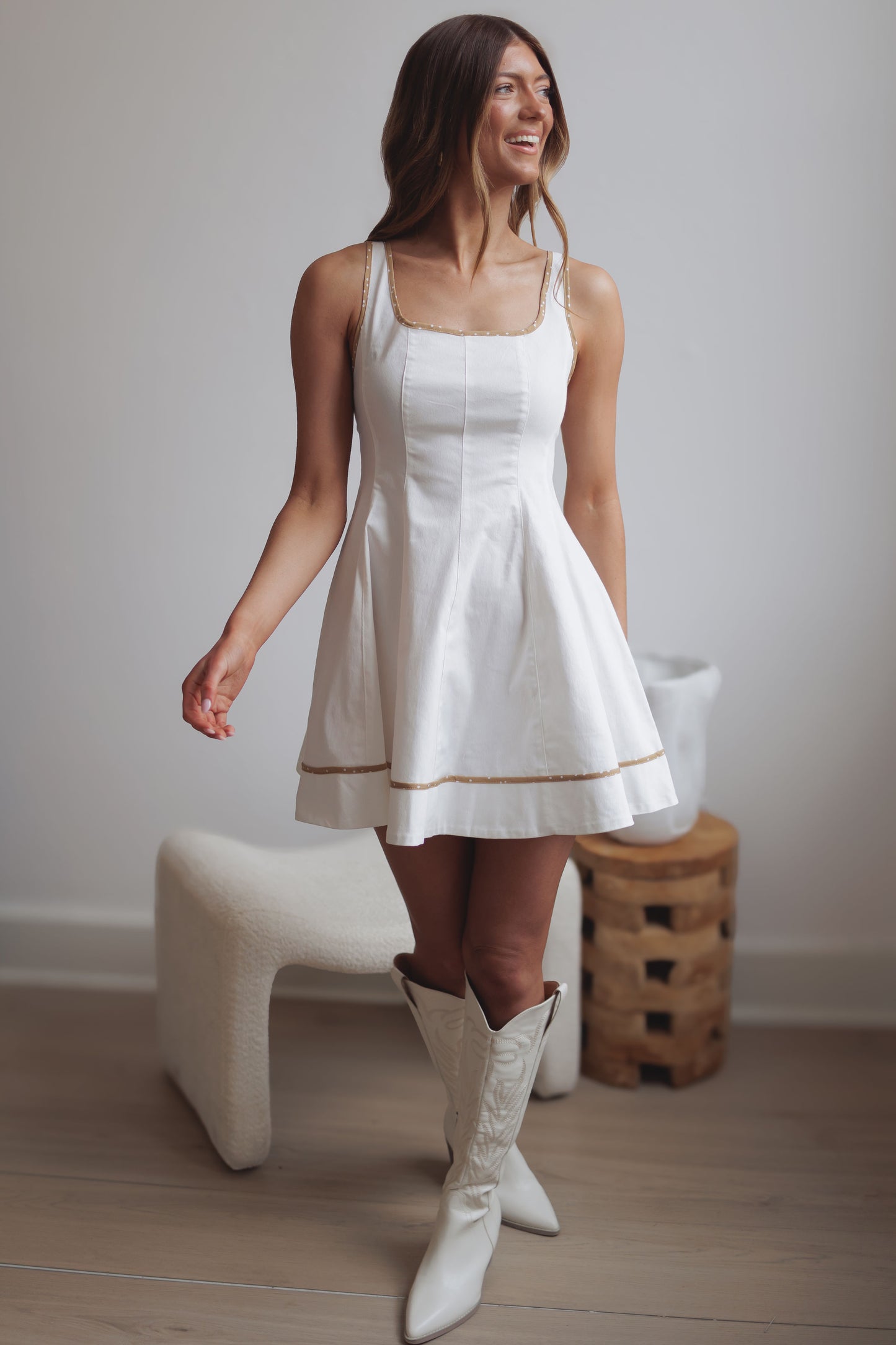 Annalise Dress-Off White