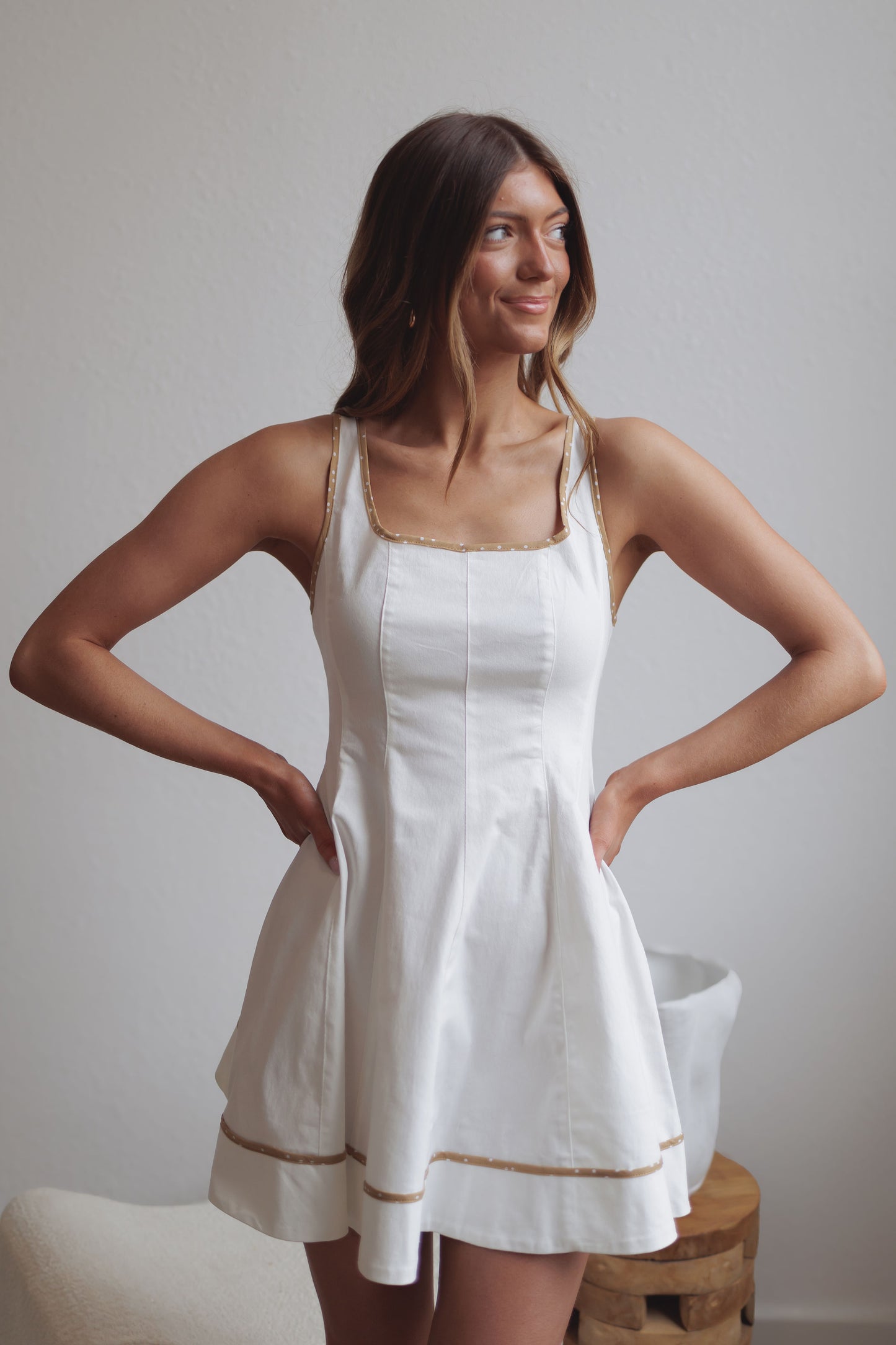 Annalise Dress-Off White