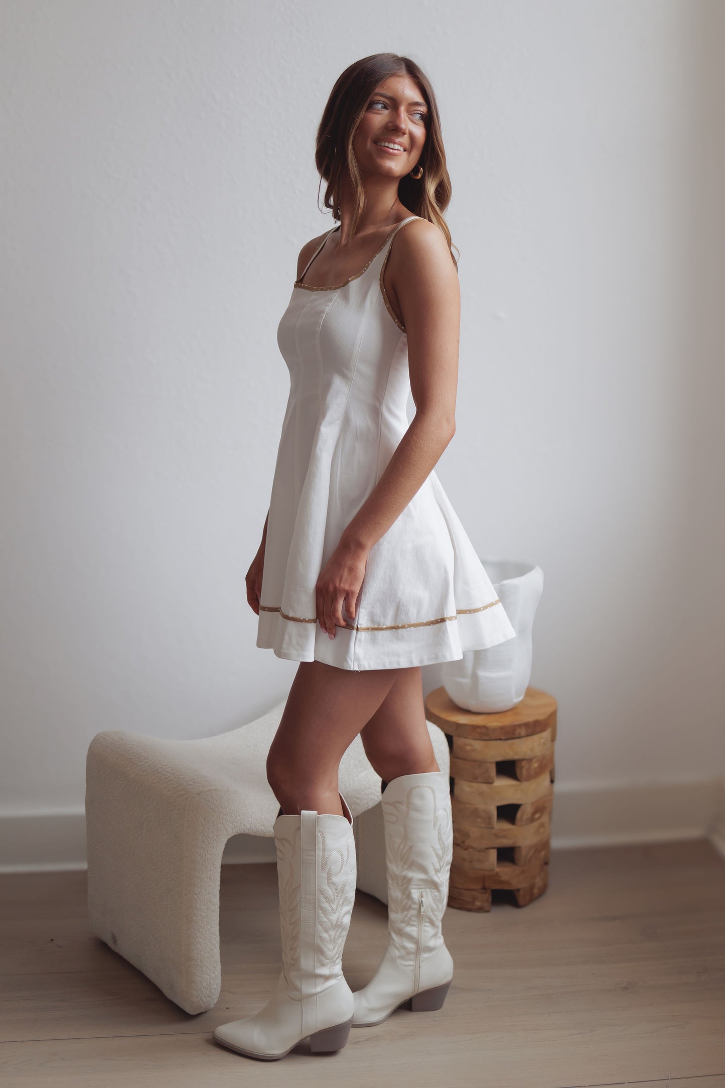 Annalise Dress-Off White