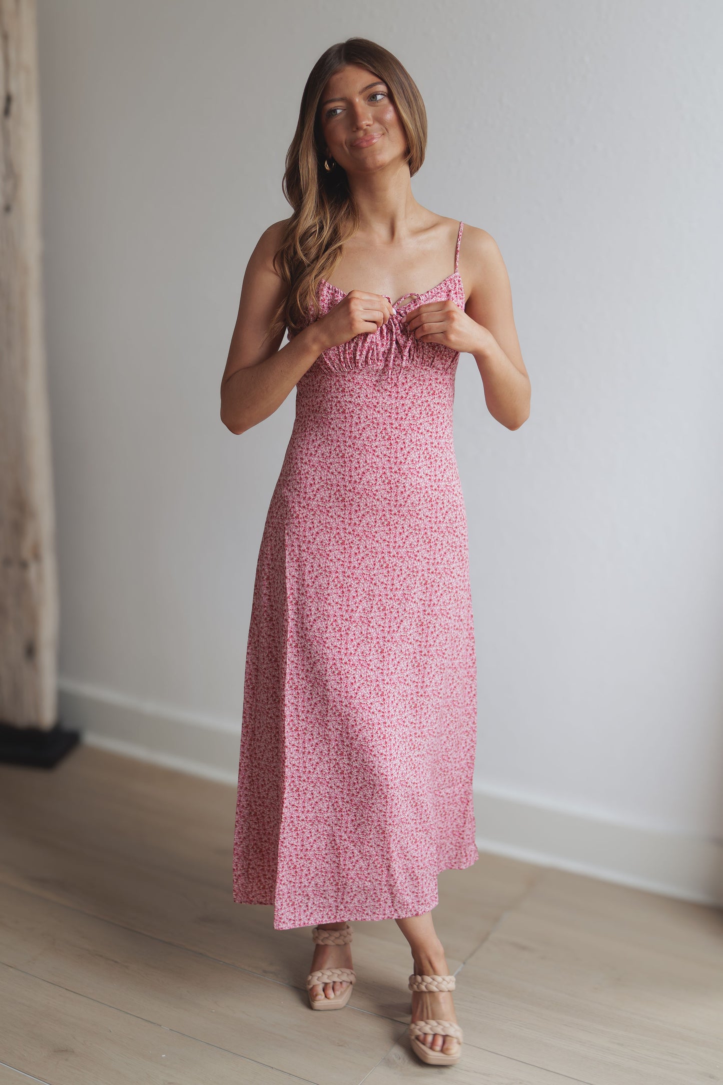 All The Feels Dress-Pink