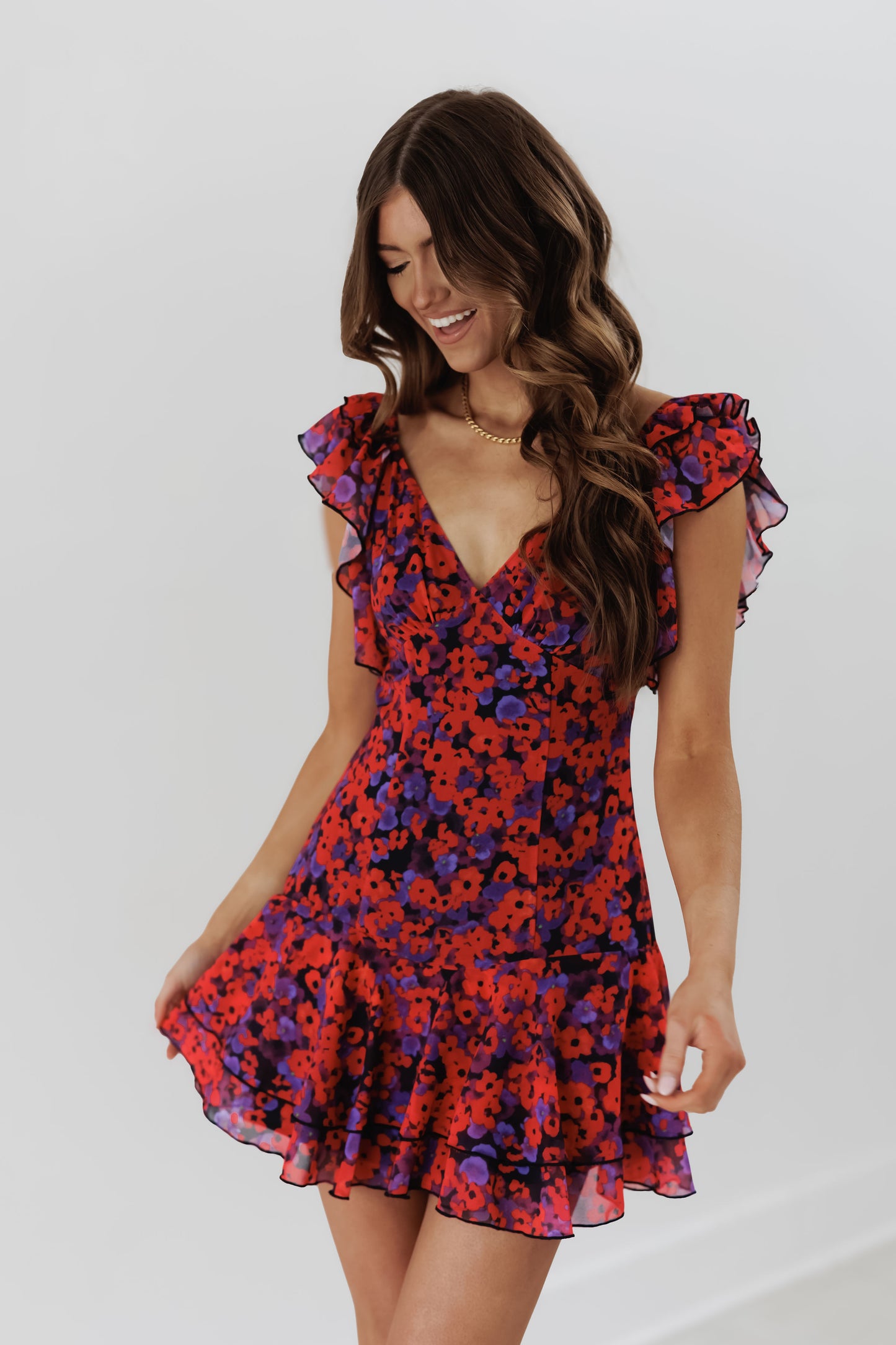 Full Swoon Dress-Floral