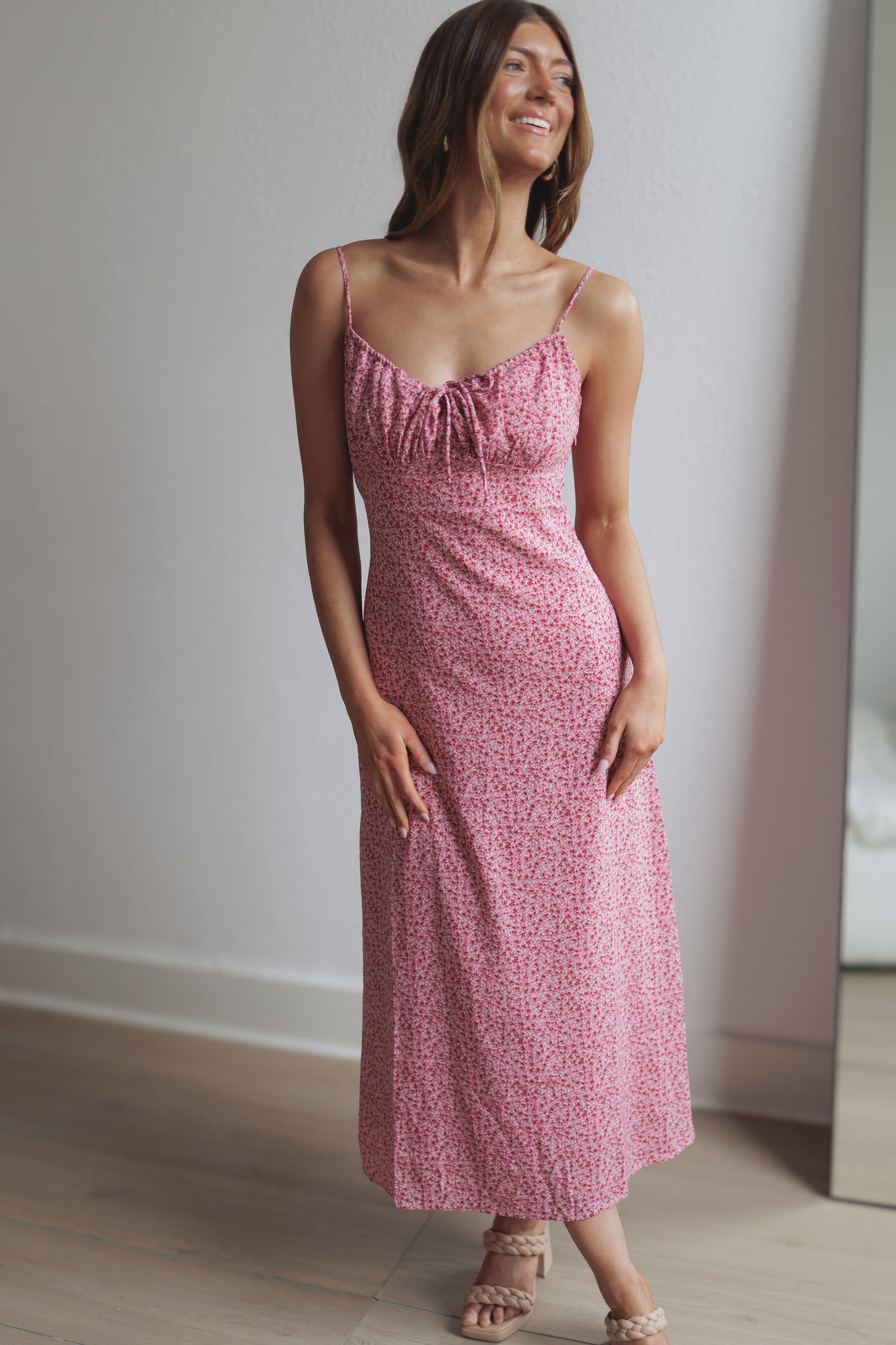 All The Feels Dress-Pink