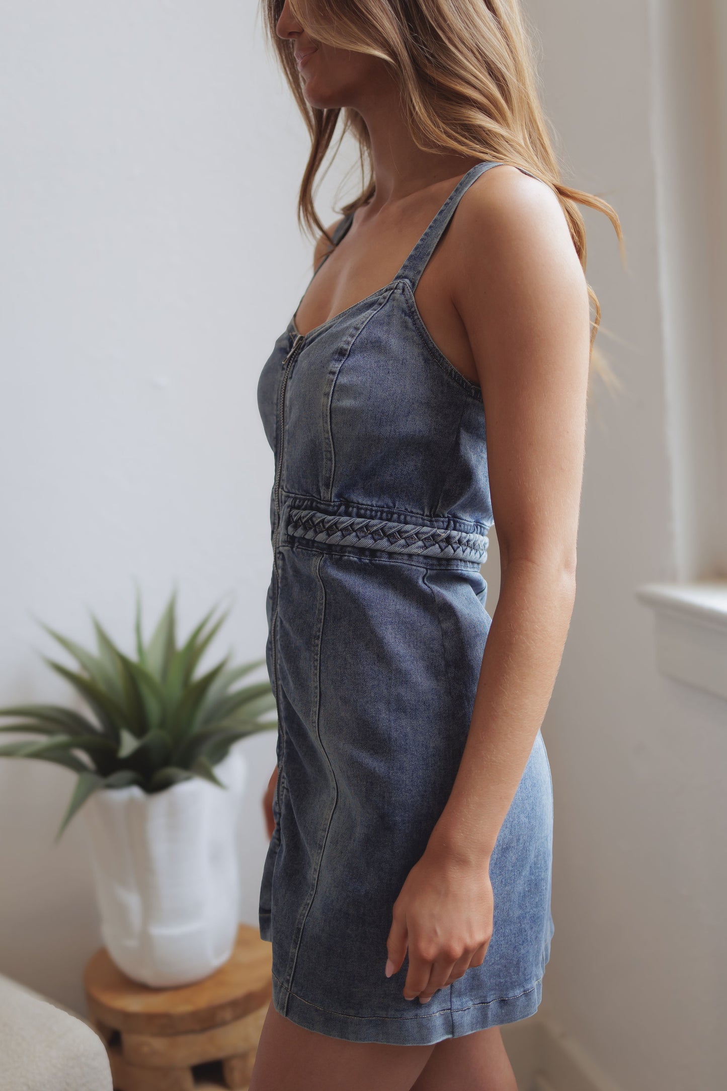 Pretty Please Denim Dress