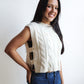 Oakley Sweater Vest-Cream