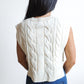 Oakley Sweater Vest-Cream