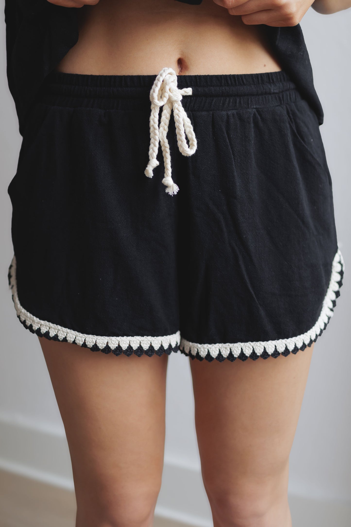 New Beginnings Shorts-Black