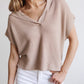 She's Clever Sweater-Taupe