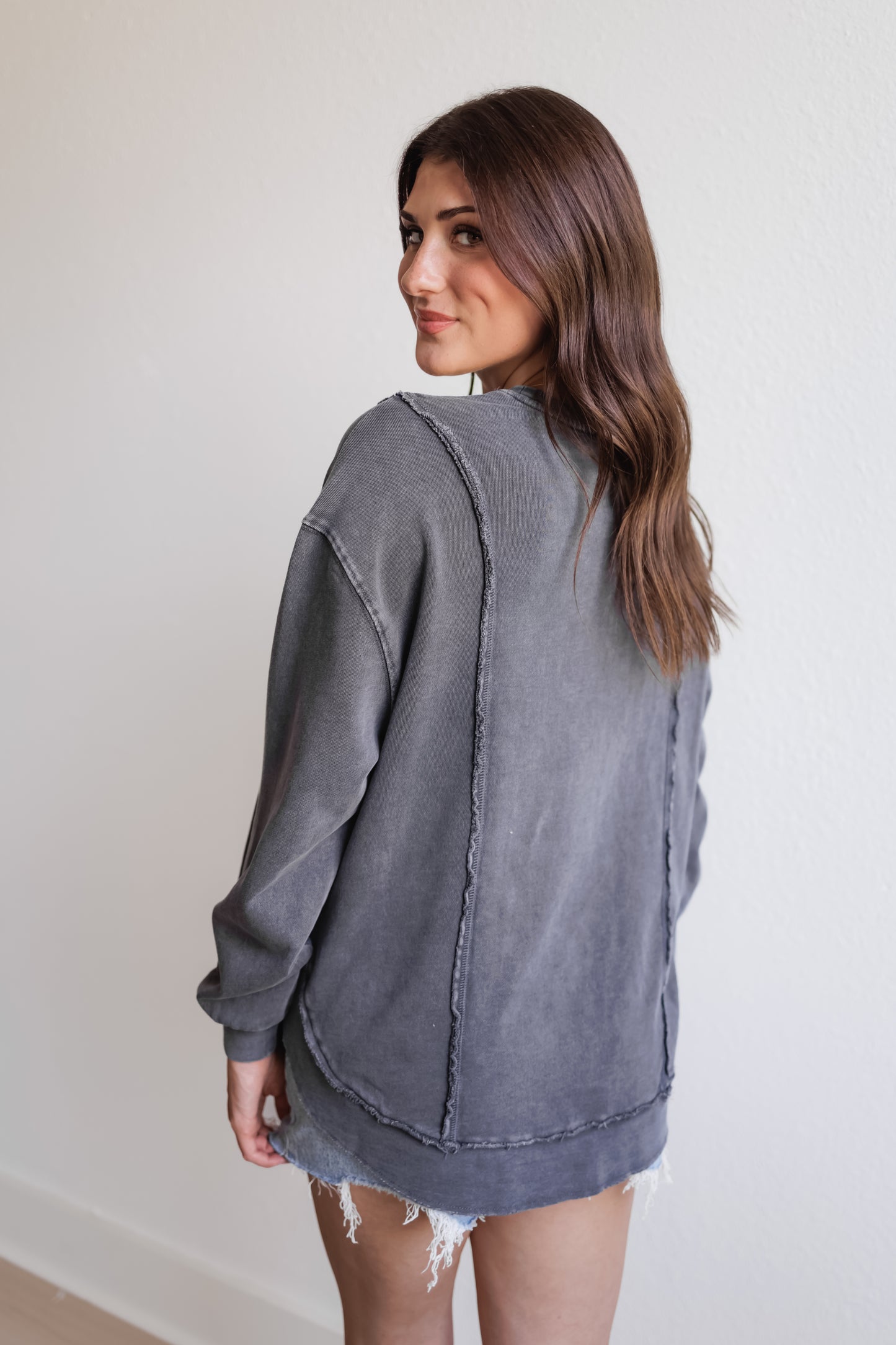 Z SUPPLY: Replay Sweatshirt-Black Sand