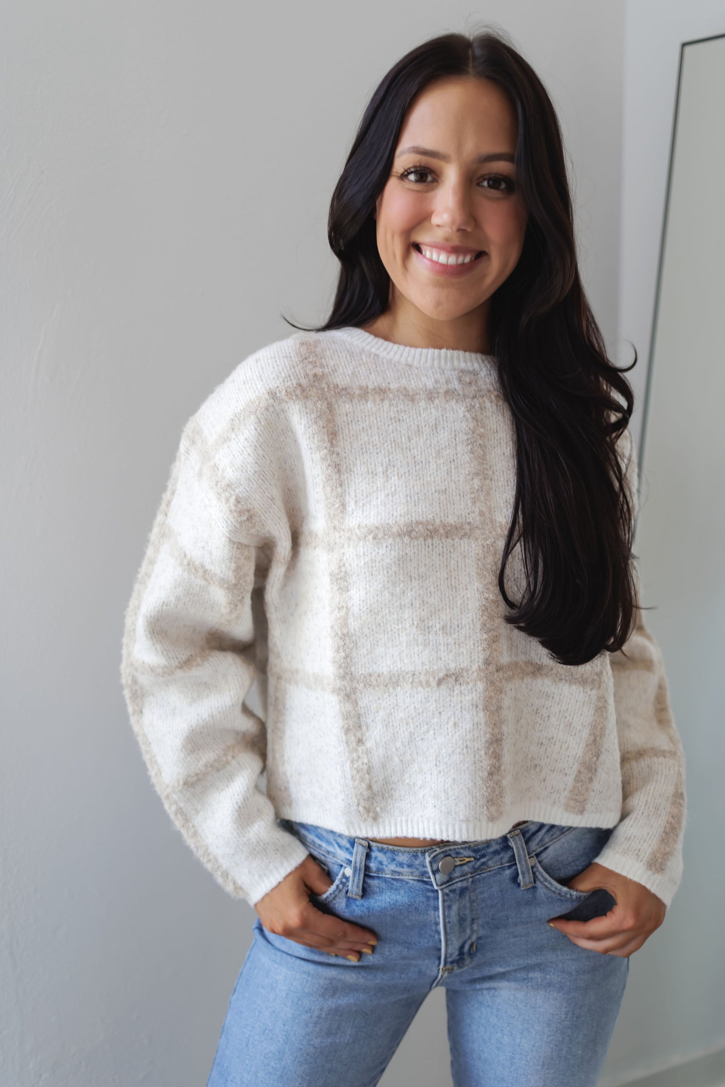 Off The Grid Sweater-Cream