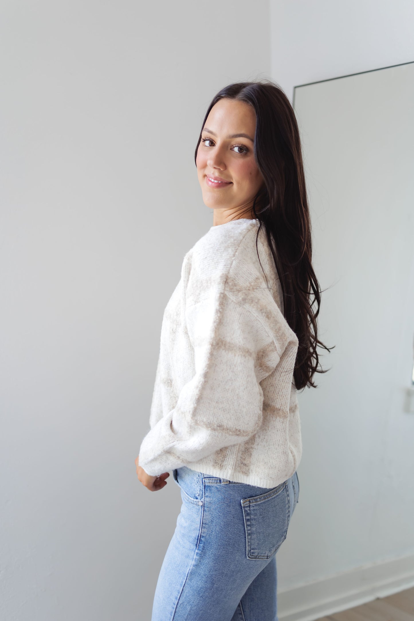 Off The Grid Sweater-Cream