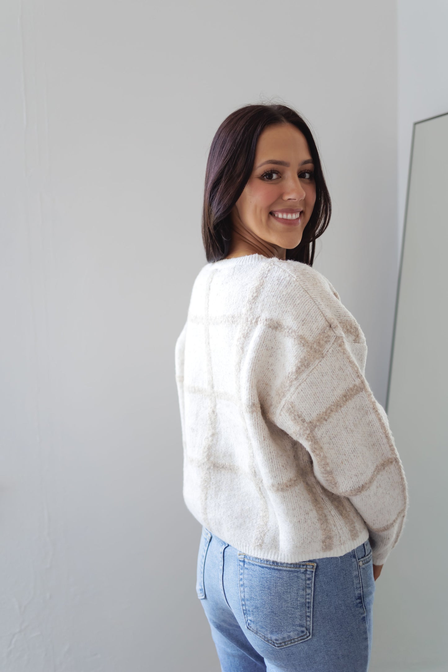 Off The Grid Sweater-Cream