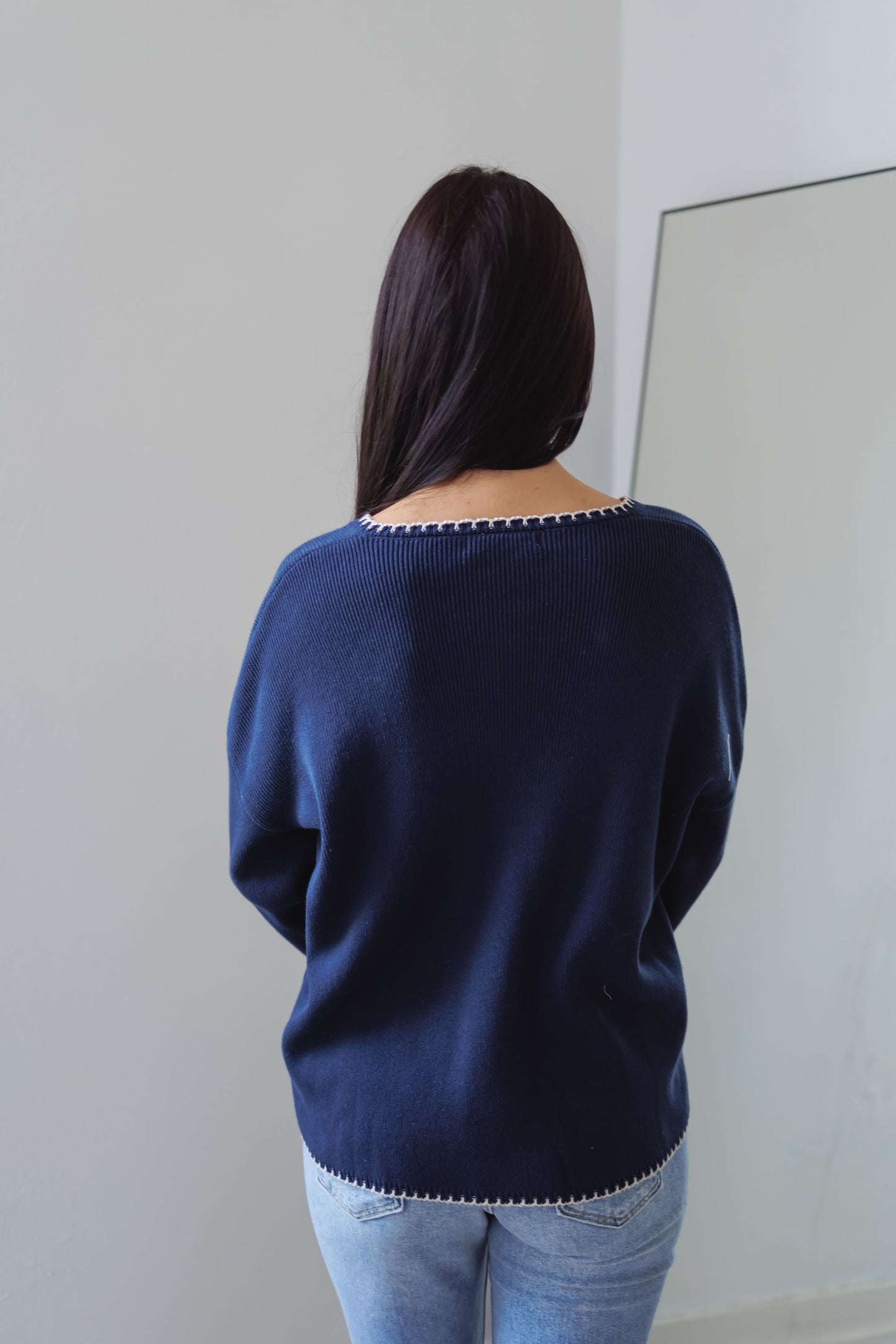 Love Like This Sweater-Navy