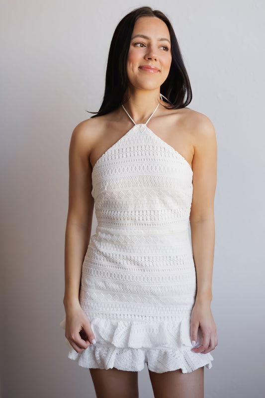 Beach Escape Dress-White