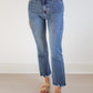 Lucas Vintage Cropped Flare-Medium Denim