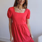 Jingle All The Way Dress-Red