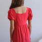 Jingle All The Way Dress-Red