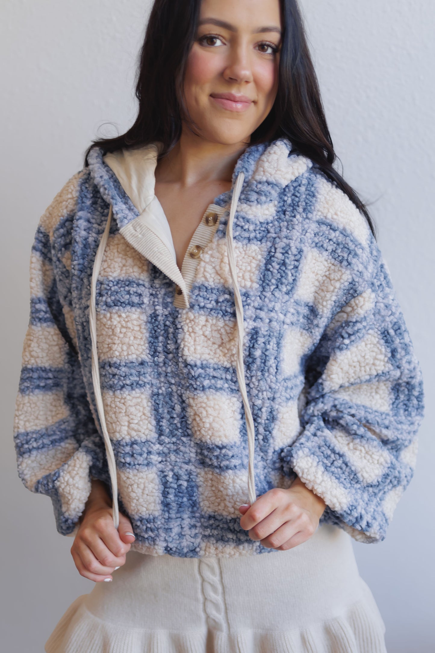 Fair And Square Pullover-Periwinkle