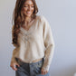 Moment In Time Sweater-Cream