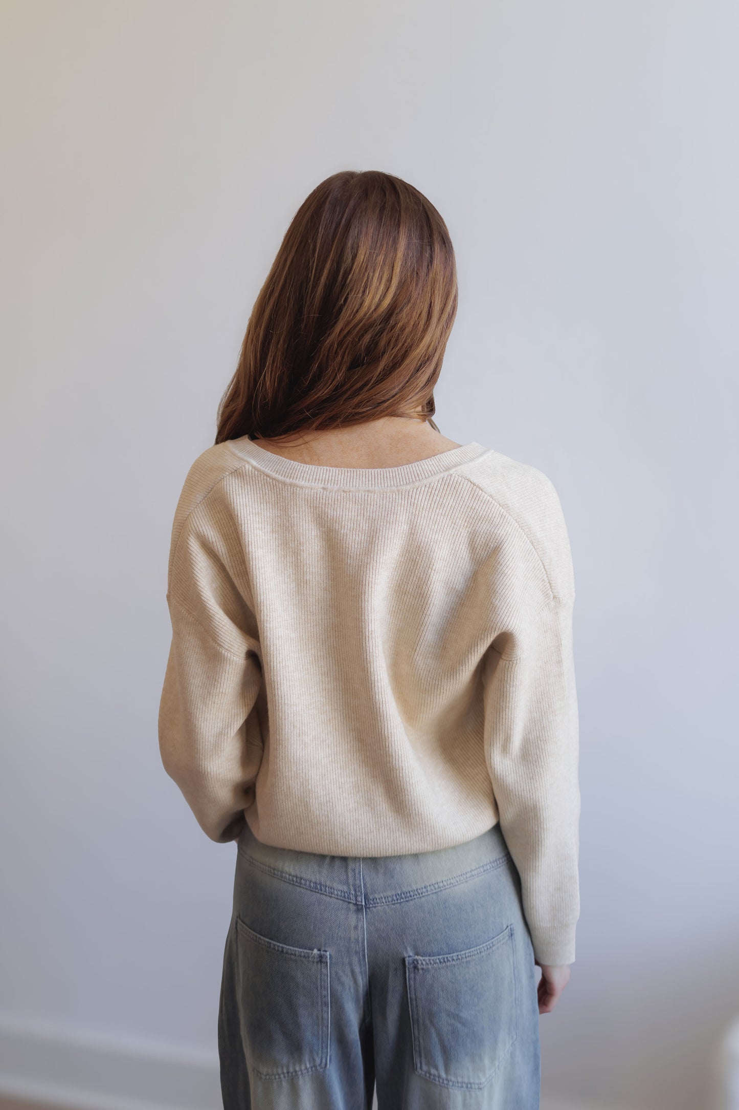 Moment In Time Sweater-Cream