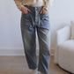 Tinslee Baggy Pants-Sand Wash