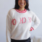 Ho Ho Ho Sweater-Ivory