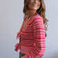 Locked In Love Sweater-Pink/Red