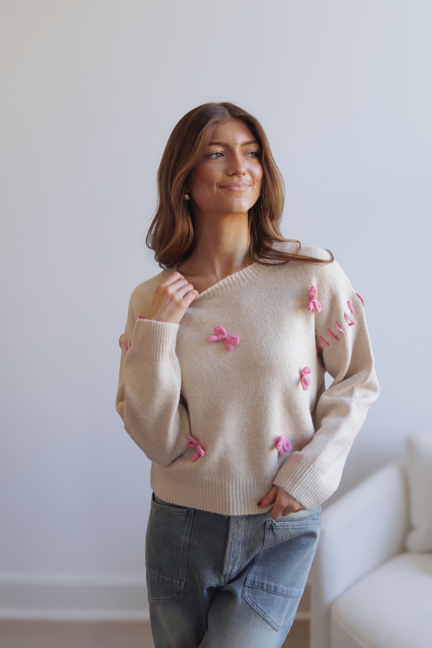 Wrapped In Love Sweater-Oatmeal