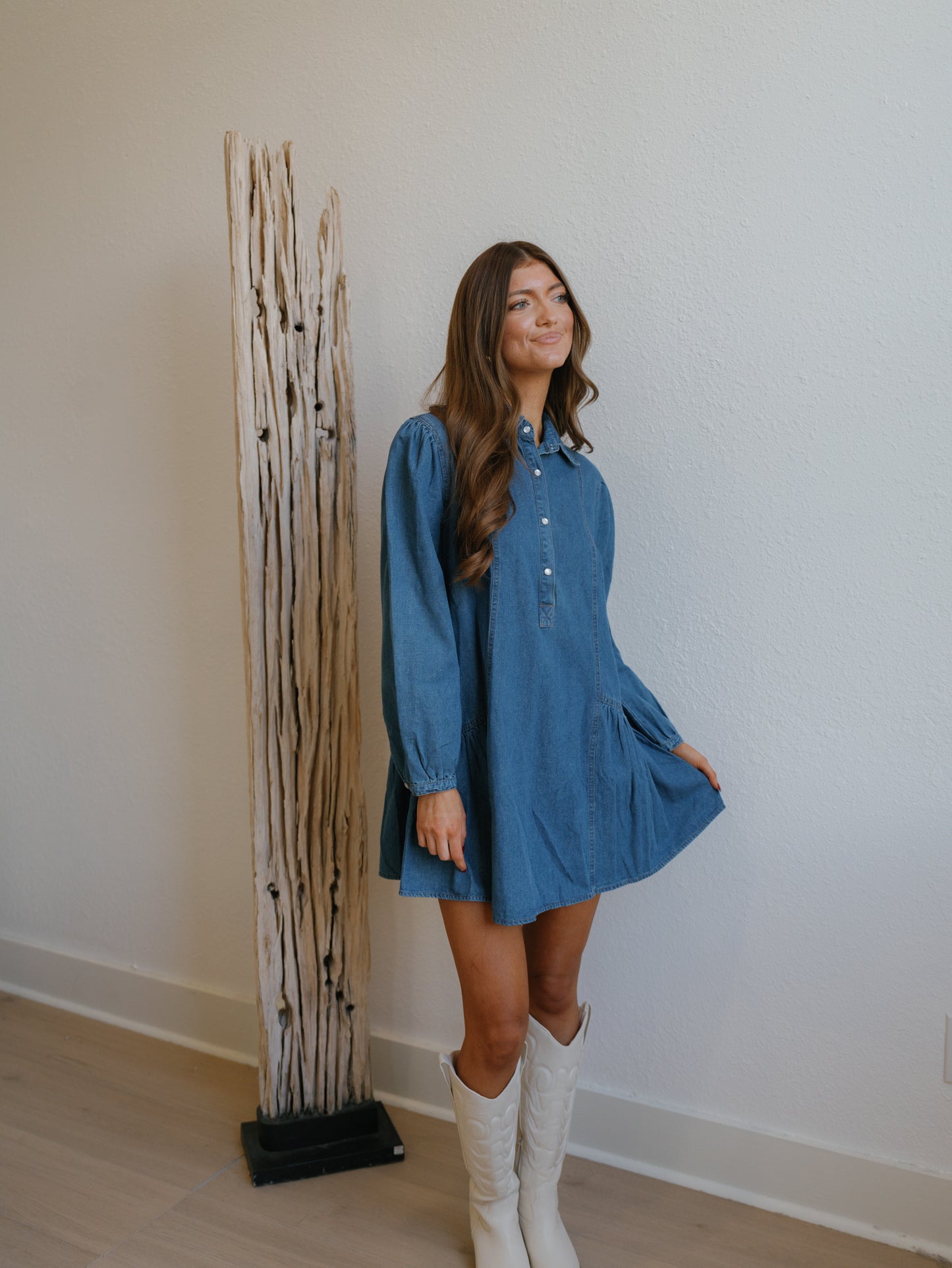 Concert Series Dress-Denim