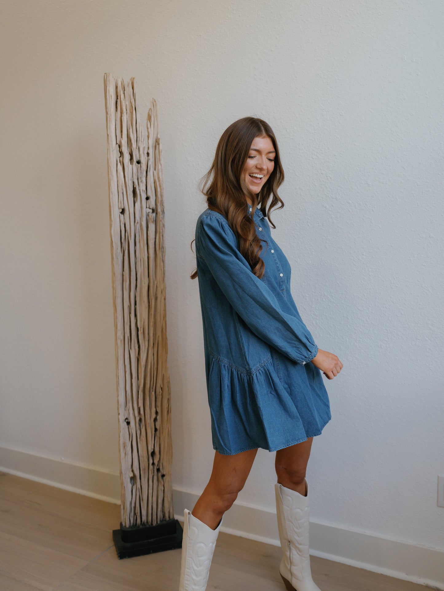 Concert Series Dress-Denim