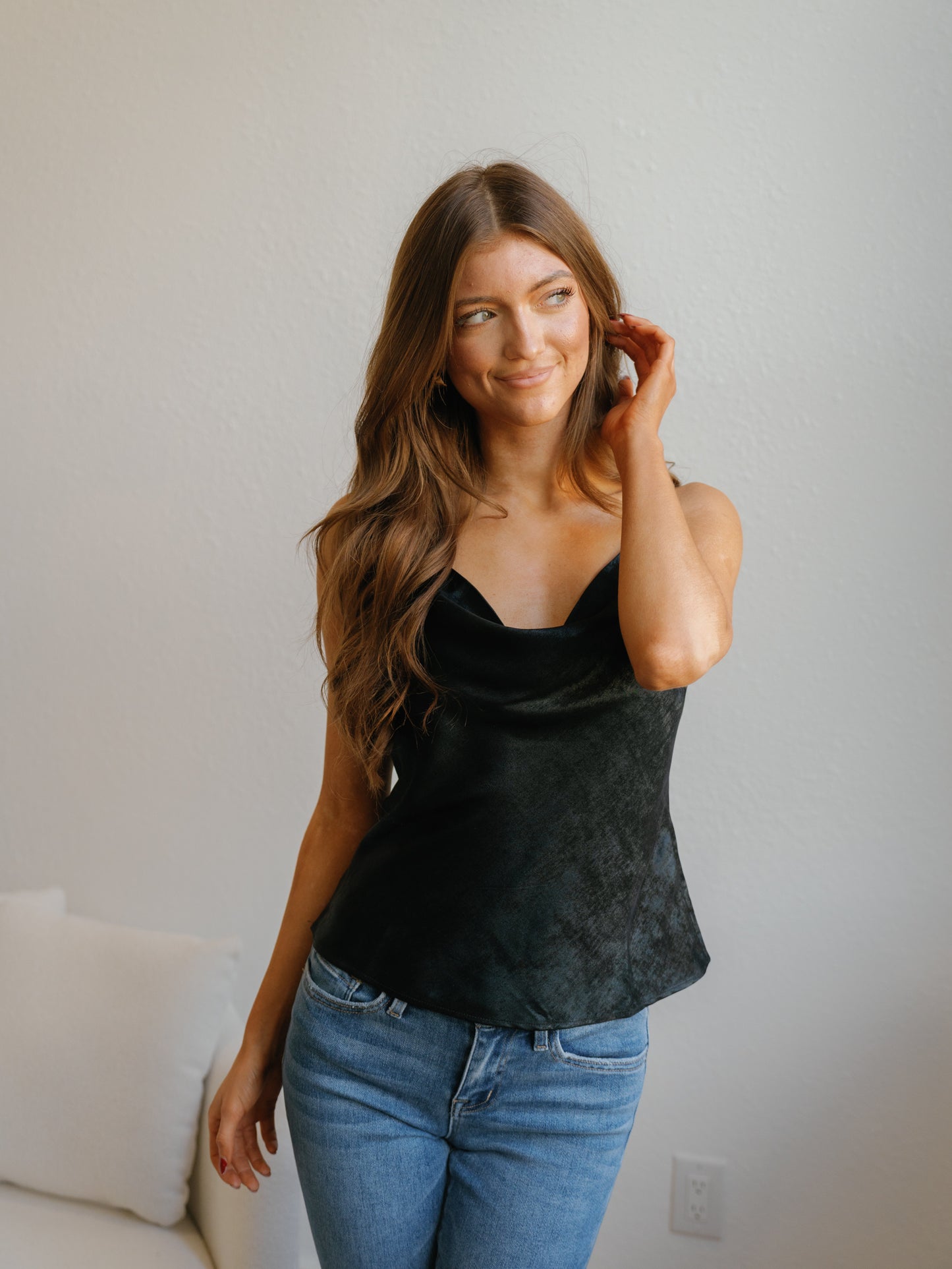 Emmie Cami Top-Black