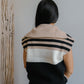 Hannah Sweater Vest-Taupe/Black/Ivory