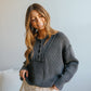 Woodrose Sweater-Charcoal