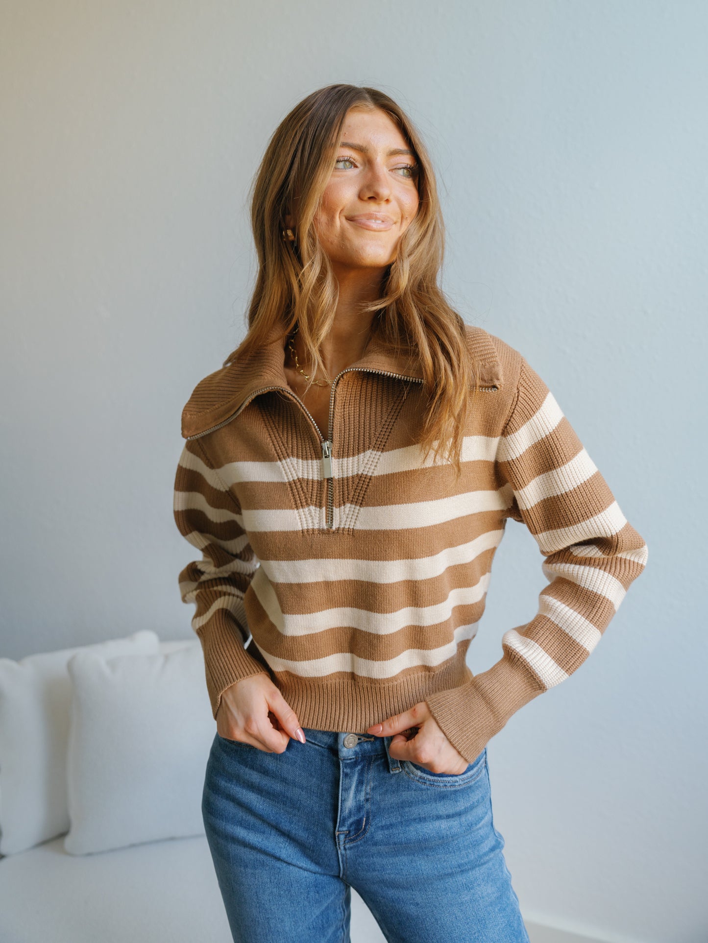 Fall Harvest Sweater-Mocha