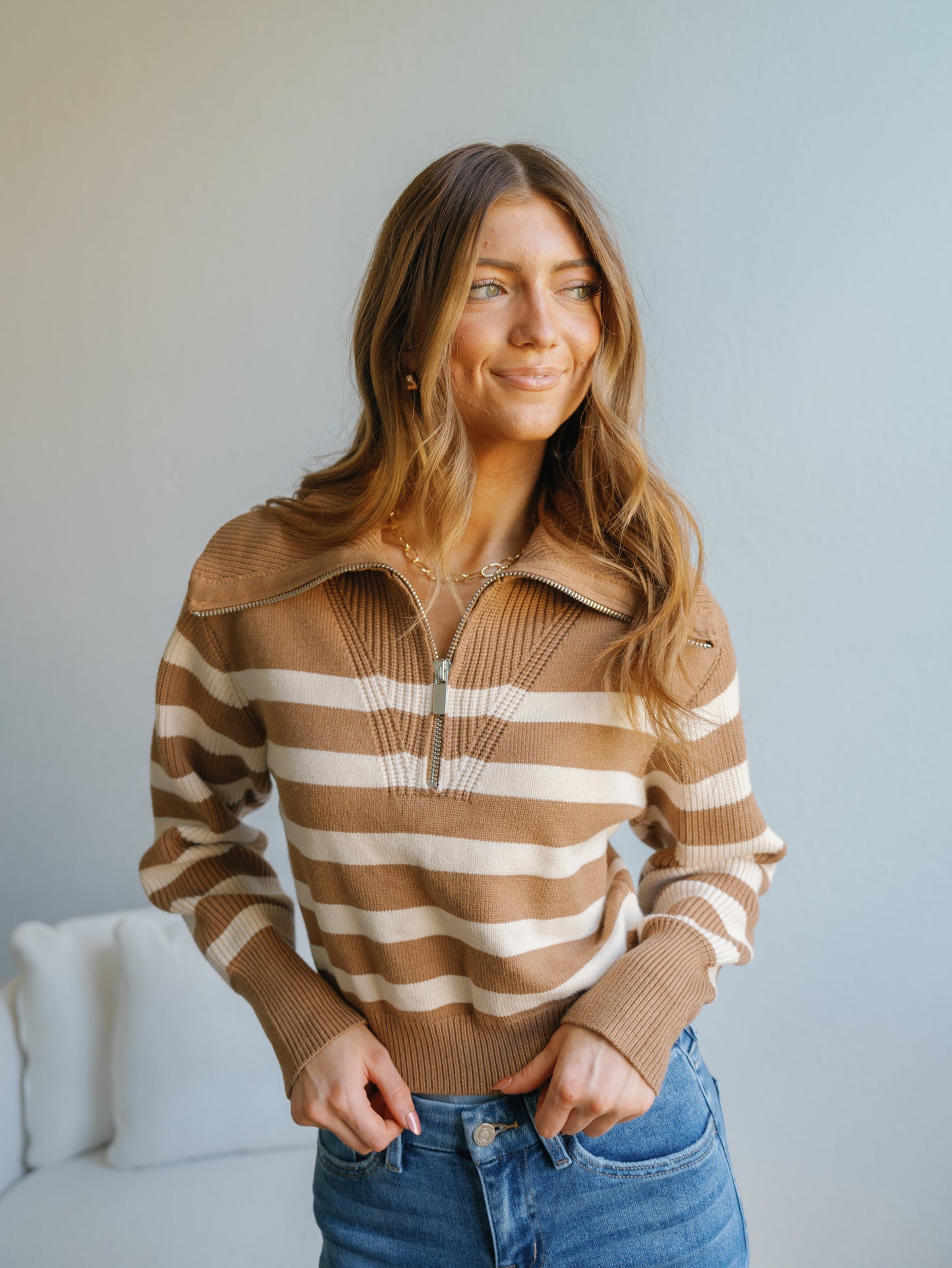 Fall Harvest Sweater-Mocha