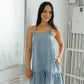 Catch Phrase Dress-Denim