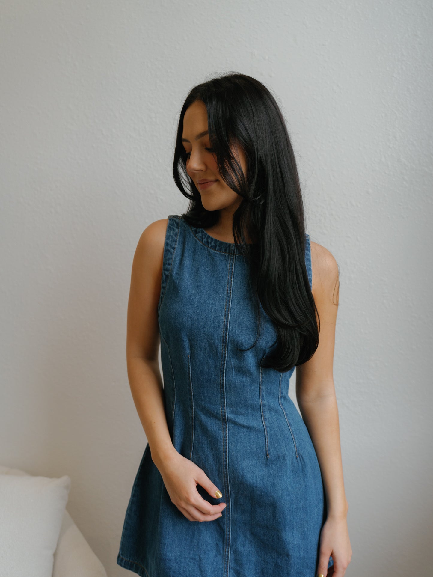 Caitlyn Dress-Dk. Denim