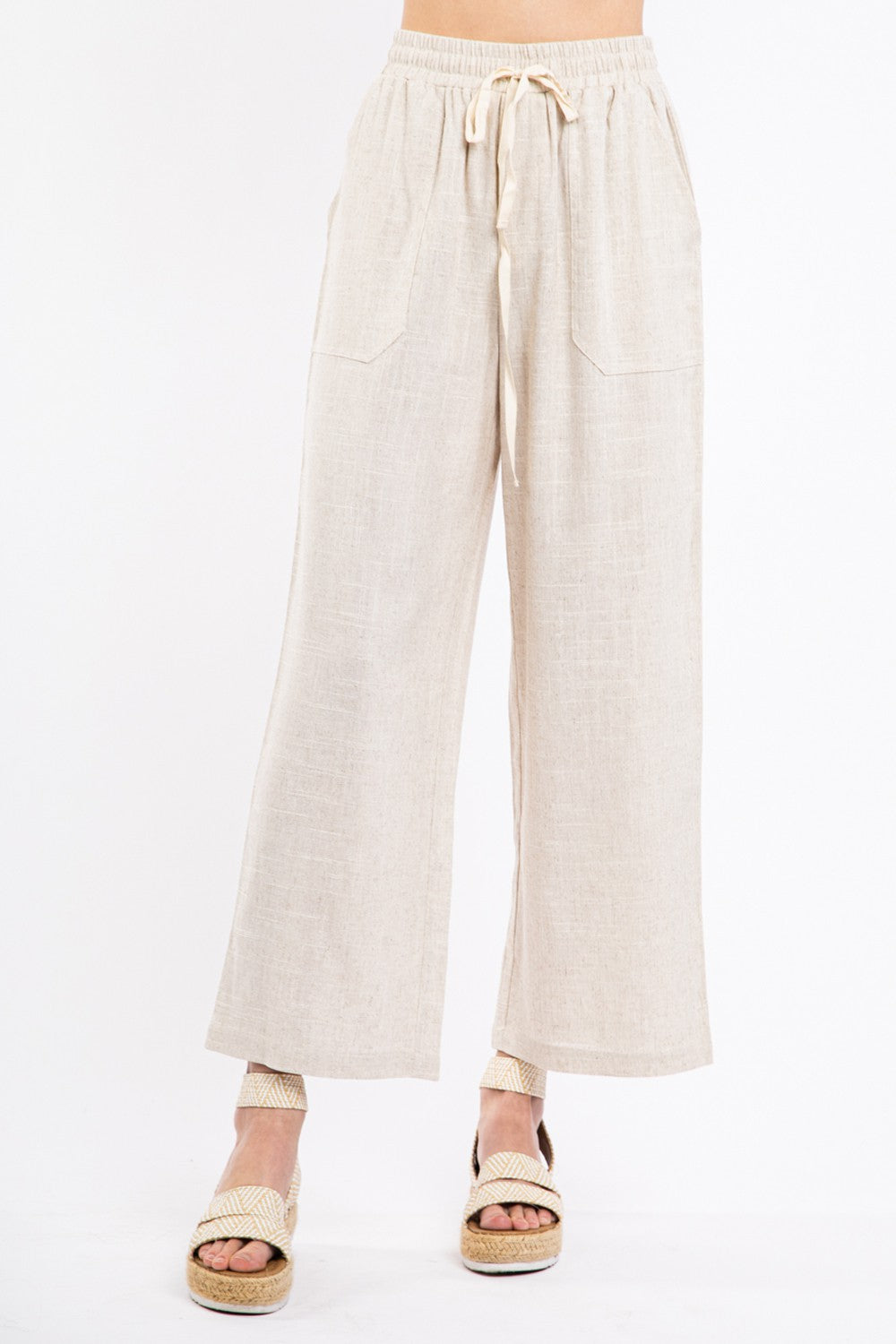 Without A Trace Pants-Oatmeal