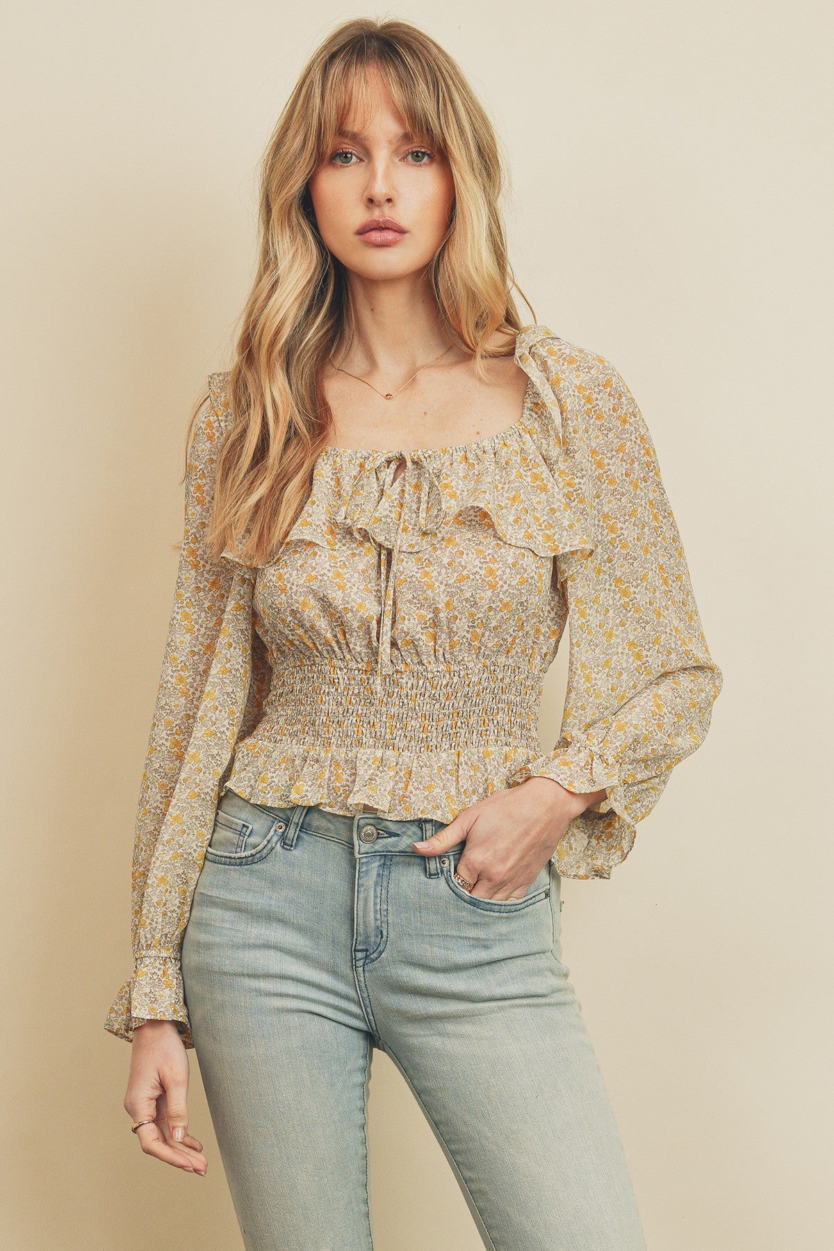 Simply Thriving Top-Marigold